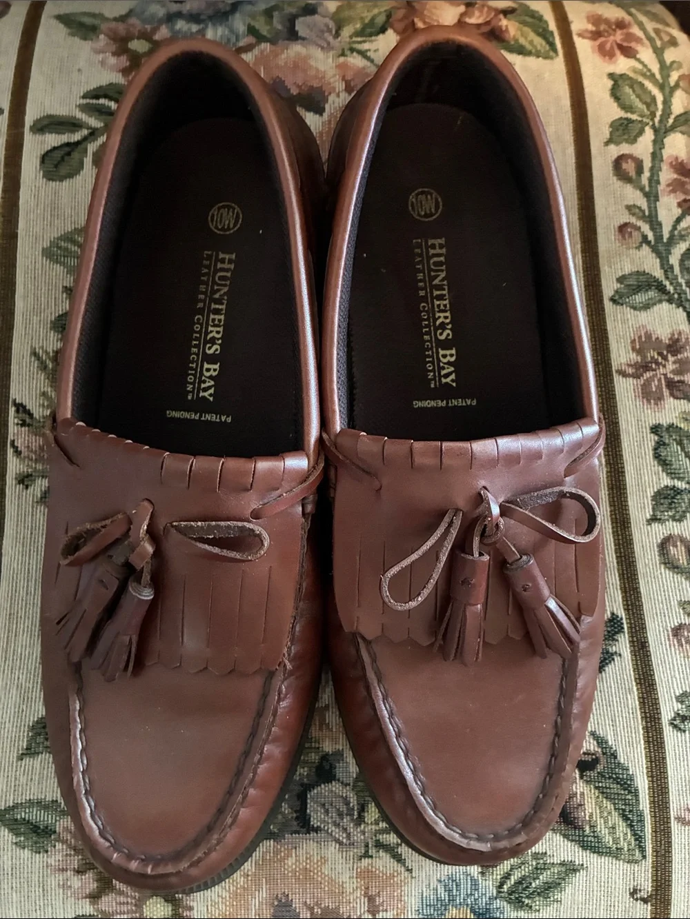 Men’s Tan Leather Tassel Loafers
